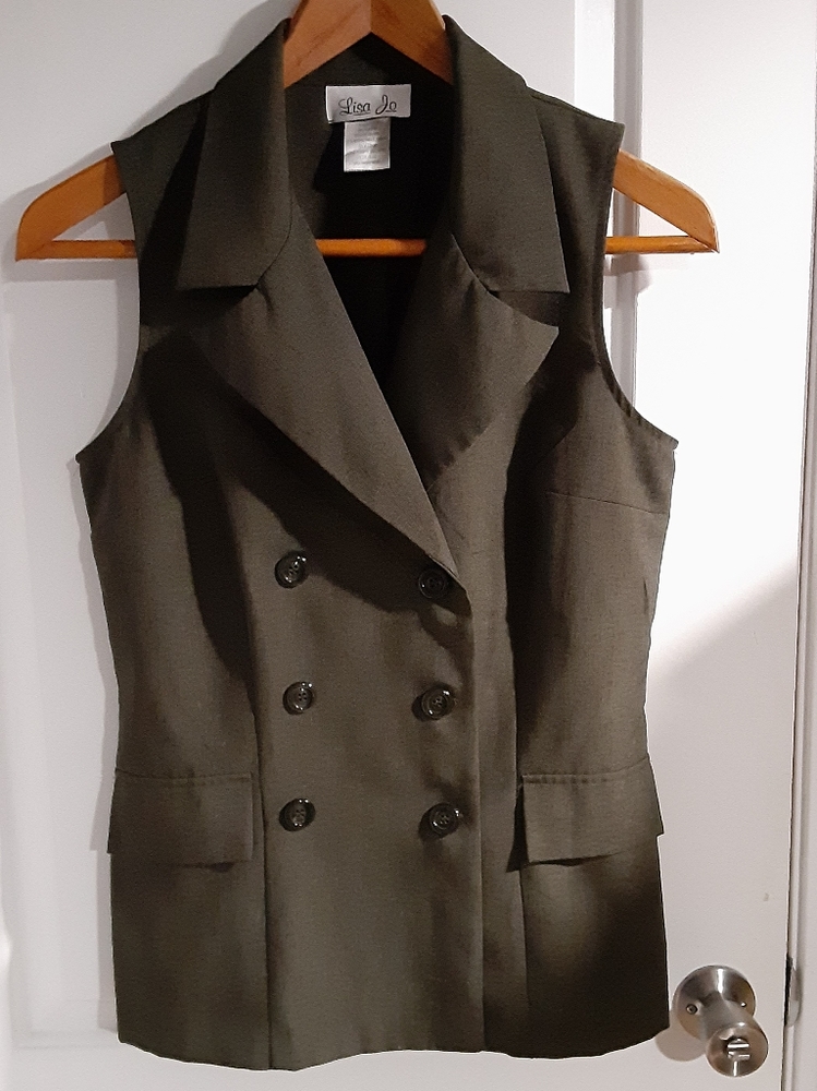 Peacoat Vest (size 6)